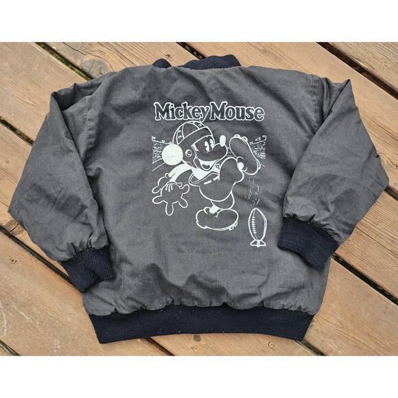 Vintage Mickey Mouse RARE 1979 Seoul Enterprise Korea Reversible Jacket Youth - Picture 6 of 11